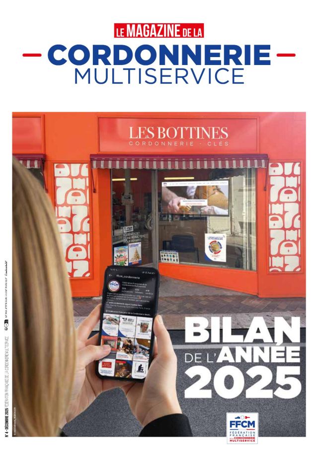 Magazine de la Cordonnerie Multiservice - FFCM - Septembre 2025 - 80 ans anniversaire